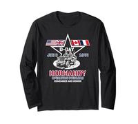 D-Day Star Flags Normandy Operation Overlord June 6, 1944 Long Sleeve T-Shirt
