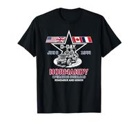 D-Day Star Flags Normandy Operation Overlord June 6, 1944 T-Shirt