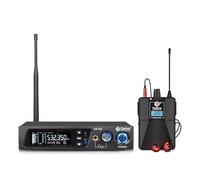D Debra Audio PRO ER-102 UHF Single Channel Wireless In Ear Monitor System With Transmitter and Receiver for Stage, Recording Studio, Musicians, Monitoring (1 Bodypack with Transmitter)
