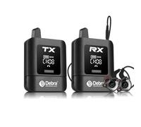 D Debra ST-Mini 2.4G Wireless In-Ear Monitor System, Stereo IEM 11Ch Black