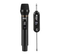 D Debra Wireless Microphone,UHF Dual Wireless Dynamic Microphone System,Karaoke Metal Handheld Microphone with Rechargeable Singing Receiver,Microphone for Karaoke,Church (PU12-1)