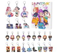 D-Demons H-Hunters Christmas Countdown Advent Calendar with 24 Keychain Toys Christmas Ornaments Gift New 24 Day Advent Calendar 2025 for Boys,Girls and Toddlers,Creative Xmas Gifts for Party Favors