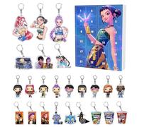 D-Demons H-Hunters Christmas Countdown Advent Calendar with 24 Keychain Toys Christmas Ornaments Gift New 24 Day Advent Calendar 2025 for Boys,Girls and Toddlers,Creative Xmas Gifts for Party Favors