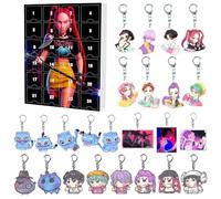 D-Demons H-Hunters Christmas Countdown Advent Calendar with 24 Keychain Toys Christmas Ornaments Gift New 24 Day Advent Calendar 2025 for Boys,Girls and Toddlers,Creative Xmas Gifts for Party Favors