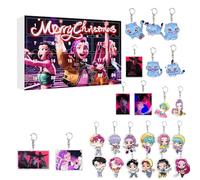 D-Demons H-Hunters Christmas Countdown Advent Calendar with 24 Keychain Toys Christmas Ornaments Gift New 24 Day Advent Calendar 2025 for Boys,Girls and Toddlers,Creative Xmas Gifts for Party Favors