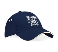 D Design Invent Print! 40th Birthday Gift for Men Women Hat Baseball Cap Age 40 Present Keepsake (Navy)