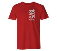 D Design Invent Print! 50th Birthday Shirt for Men Gift Idea Keepsake Tee T Shirt T-Shirt Happy Birthday Present for Age 50 Year Old (UK, Alpha, L, Regular, Regular, Red)