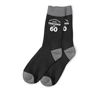D Design Invent Print! 60th Birthday Gift Socks for Men Keepsake 60 Present Novelty Size 6-11 (Black)