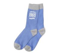 D Design Invent Print! 60th Birthday Gift Socks for Men Keepsake Present Size 6-11 (Blue)