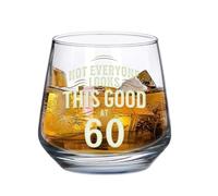 D Design Invent Print! 60th Birthday Gift Wine Glass Funny Printed Drinking Mug Present for Men Women Age 60 Year Old Gift Idea Keepsake Happy Birthday - 345ml