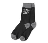 D Design Invent Print! 65th Birthday Gift Socks for Men Keepsake Diamond 65 Present Novelty Size 6-11 (Black/Grey)