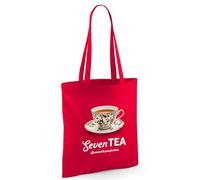 D Design Invent Print! 70th Birthday Gift Bag Funny Gift for Women Tote Shopping Age 70 Present 42cm x 38cm (Red)