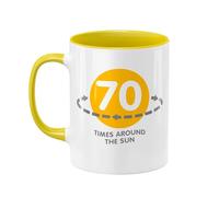 D Design Invent Print! 70th Birthday Gift Present Coffee or Tea Mug for Men & Women Funny Gift Idea Present Keepsake for 70 Year Old - 11oz (325ml)