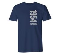 D Design Invent Print! 70th Birthday Shirt for Men Gift Idea Keepsake Tee T Shirt T-Shirt Happy Birthday Present for Age 70 Year Old (UK, Alpha, L, Regular, Regular, Navy)