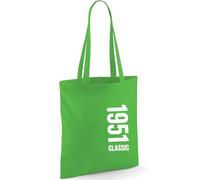 D Design Invent Print! 75th Birthday Gift Bag for Men Women Funny Gift Tote Shopping Age 75 Present 42cm x 38cm (Green)