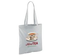 D Design Invent Print! 90th Birthday Gift Bag Funny Gift for Women Tote Shopping Age 90 Present 42cm x 38cm (Grey)