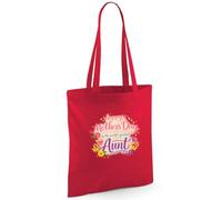 D Design Invent Print! Aunt Gift Bag, Mother’s Day Present - 42cm x 38cm (Red)