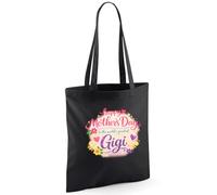 D Design Invent Print! Gigi Gift Bag, Mother’s Day Present - 42cm x 38cm (Black)