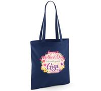 D Design Invent Print! Gigi Gift Bag, Mother’s Day Present - 42cm x 38cm (Blue)