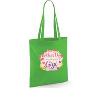 D Design Invent Print! Gigi Gift Bag, Mother’s Day Present - 42cm x 38cm (Green)