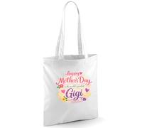 D Design Invent Print! Gigi Gift Bag, Mother’s Day Present - 42cm x 38cm (White)
