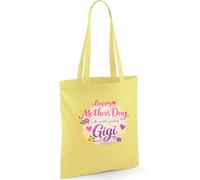 D Design Invent Print! Gigi Gift Bag, Mother’s Day Present - 42cm x 38cm (Yellow)