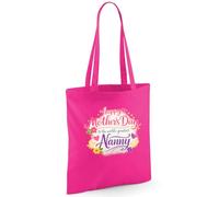 D Design Invent Print! Nanny Gift Bag, Mother’s Day Present - 42cm x 38cm (Pink)