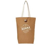 D Design Invent Print! Nonna Gift Bag Tan Canvas Tote Beach Shopping Present for Nonna 46cm x 40cm x 15cm