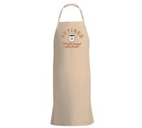 D Design Invent Print! Retirement Gift Cooking Apron for Men Women Mum Dad Funny Joke Present Gift Idea Retired Retire Age Keepsake Bib Apron 'Coffee Break' (Natural)