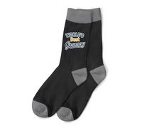 D Design Invent Print! World's Best Grampy Gift Set, Baseball Cap and Socks, Father's Day Birthday Present, Personalised Keepsake - one size fits all (Socks Only)