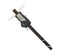 D-digital depth caliper made of stainless steel, IP54 waterproof, LCD display with USB data output, measuring range 150/200/300 mm, for resolution 0.01 mm, for mechanical engineering and crafts (0-150