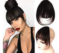 D-DIVINE Synthetic Hair Bangs Extensions for Women Clip on Fringe Bangs (EXTENSION, HAIR BANG)