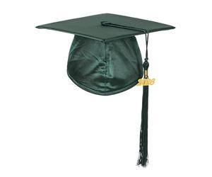 D DODOU Shiny Preschool Kindergarten Graduation Cap & Tassel 2026 (Forest)