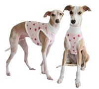 D Doggy Star Italian Greyhound Strawberry Crop T Shirt, 3XL, Pink