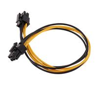 D DOLITY Mini 6pin Male to 6 pin Male PCIe PCI-e GPU Video Card Power Extension Cable