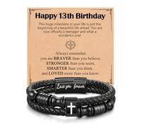 D Dongjiangjin Gift 13th Birthday Decorations Gifts Presents for 13 Year old Boys Bracelet