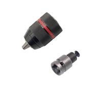 (D: Drill Chuck+ Square Adapter) 2-13mm Keyless Drill Chuck Hex Shank SDS Socket Square Self-tightening Chuck Electric Hammer Electric Drill Conversion Chuck
