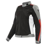 D-Dry Dainese Hydraflux 2 Air Lady Black/Charcoal-Gray/Lava-Red Jacket