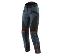 Dainese - Tempest 3 D-Dry Lady Pants, Women's Motorcycle Touring Pants, Waterproof Membrane, Removable Thermal Interior, Knee Protectors, Ebony/Black/Red Lava, 42