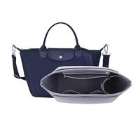 D.DUO Bag Organizer, Purse Insert Organizer For Longchamp Le Pliage Neo Crossbody Bag (Grey, Medium)