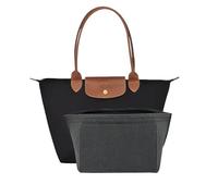 D.DUO Purse Organizer Insert, Suitable for Le Pliage Bag Organizer, Handbag Organizer (Grey, S)