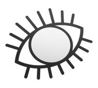 D Eye Eyelash Acrylic Wall Decal, Peel and Stick Black Decor