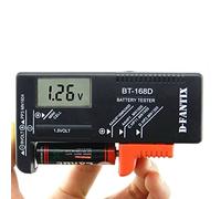 D-FantiX Digital Battery Tester Battery Checker for AA AAA C D 9V 1.5V Button Cell Batteries (Model: BT-168D)