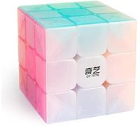 D-FantiX QY TOYS Warrior W 3x3 Speed Cube Jelly 3x3x3 Magic Cube Puzzles Transparent Pastel Color