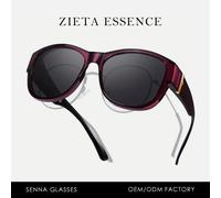 (D) Fit Over Glasses Polarised Sunglasses Wrap Around Mens Womens Driving Glasses