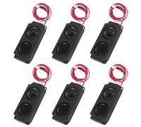 D-FLIFE 6pcs Speaker 5 Watt 8 Ohm Double Cavity Mini Speaker Full-Range Cavity Advertising Machine Small Speaker 3.3V 5V with JST-PH2.5mm-2 pin Interface for Arduino Small DIY Electronic Projects