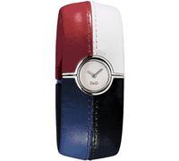 D&G Ladies Watch, Antibes DW0436, Multicoloured Leather Strap with White Dial