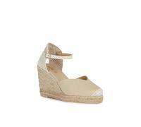 Geox Women's D GELSA A SANDALS in Light Sand | Size: 7.5 Geox Light Sand 7.5