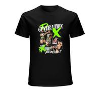 D Generation X Men's Black T-Shirt Unisex Cotton Tee L