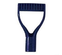 D Grip Plastic Spade Handle For Shovel Rake And Fork Snow Scoop Digging Tool Accessory Replacement Part Multicolor 2 Pack(Blue)